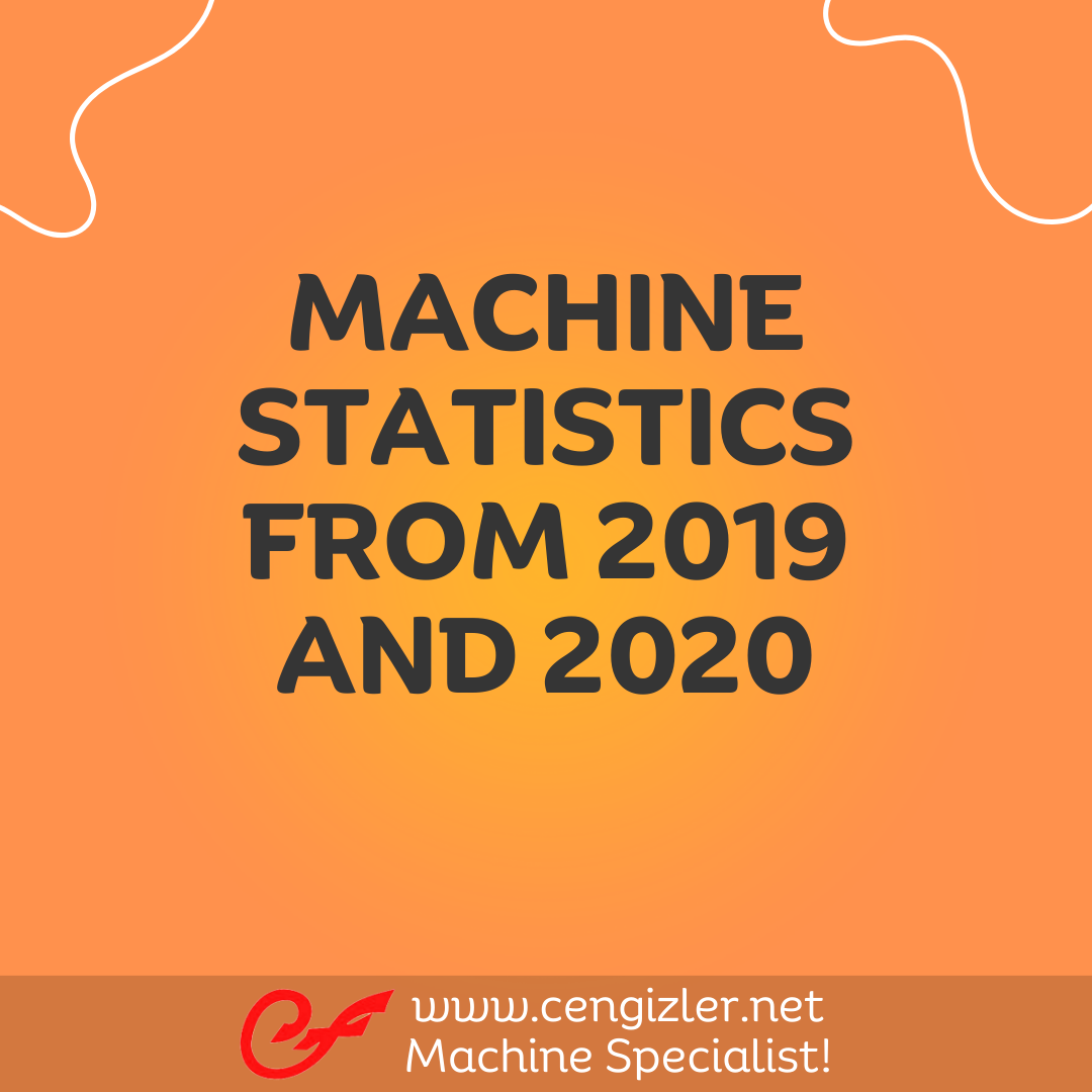 1 Machine Statistics from 2019 and 2020